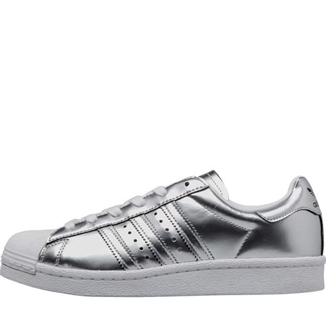 adidas damen silber streifen|Silberne Damen.